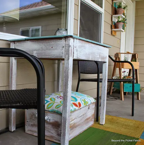 how to diy crate ottoman