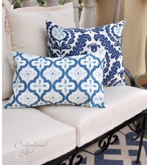 easy outdoor pillow cover