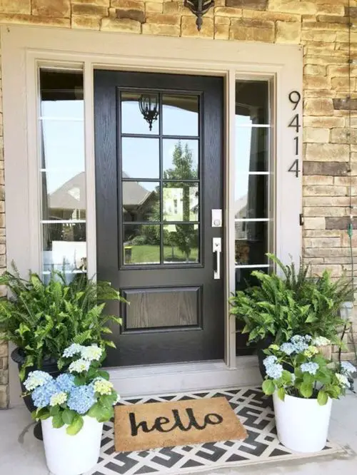 Front Door Garden Decor Ideas Summer Ready Front Door Decor