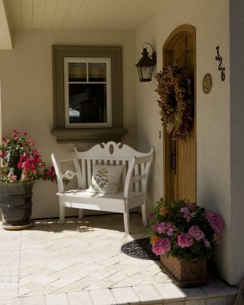 Annual Flowers Front Door Decor