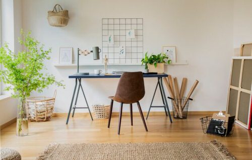 Indoor Plant Home Office Ideas 8