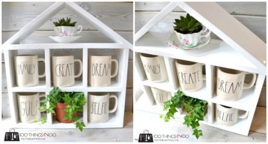 DIY Coffee Mug Shelf