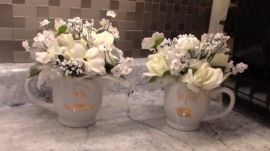 DIY Flower Mugs