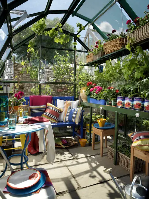 Greenhouse With a Lounge