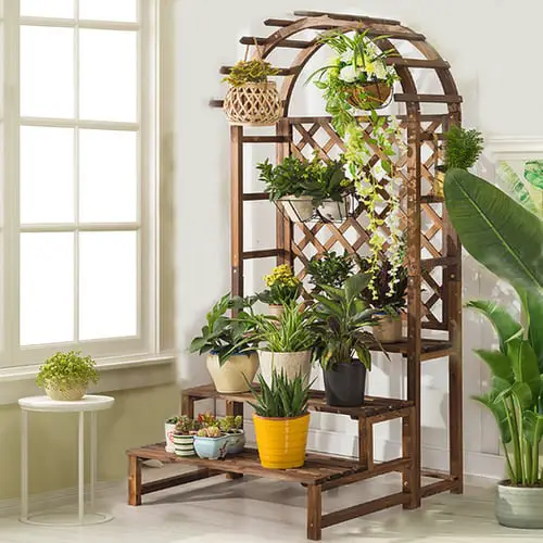  Indoor Garden Arch Ladder Planter Ideas 