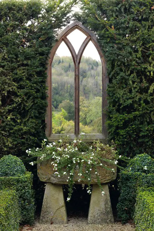 English Garden with a Window