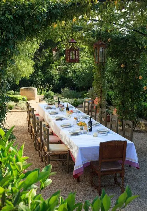 An Outdoor Garden for Parties