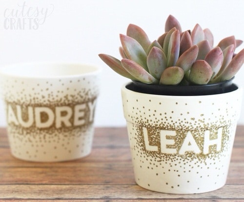 DIY Houseplant Pots Ideas and Makeover 10