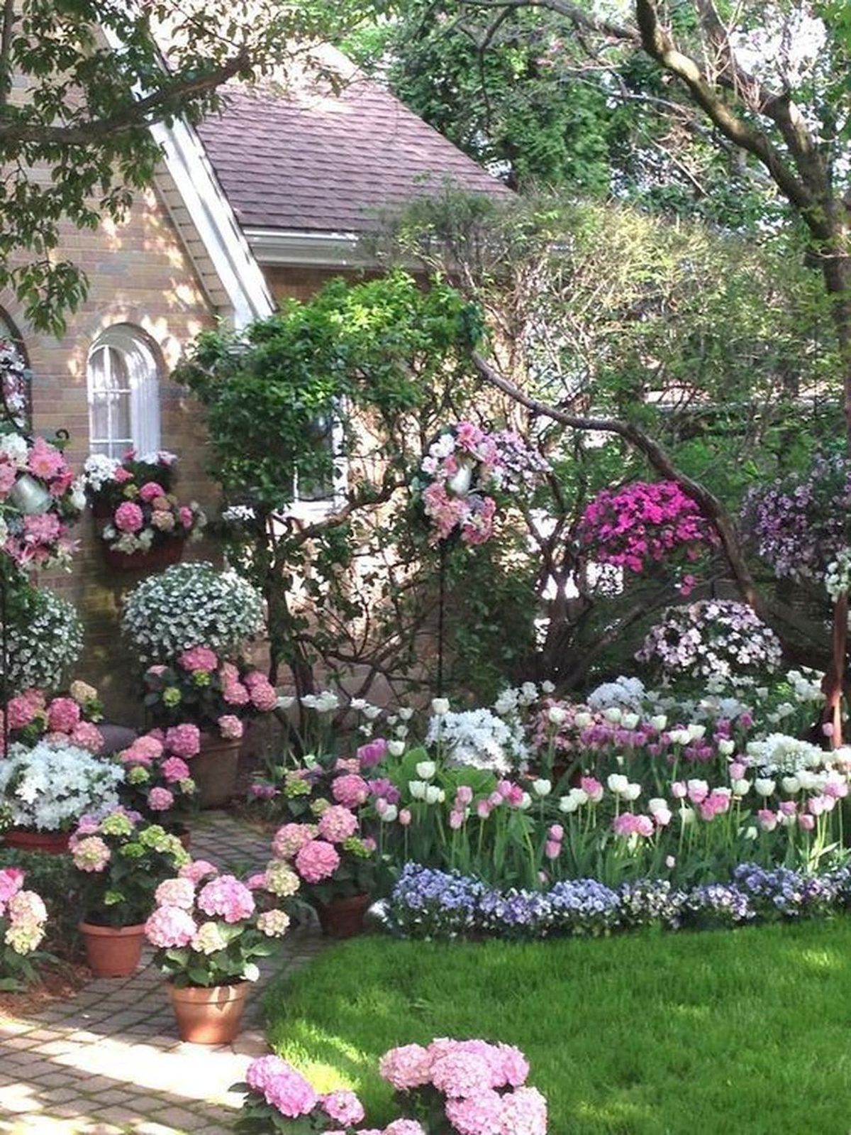 Dreamy Floral Display in the Yard