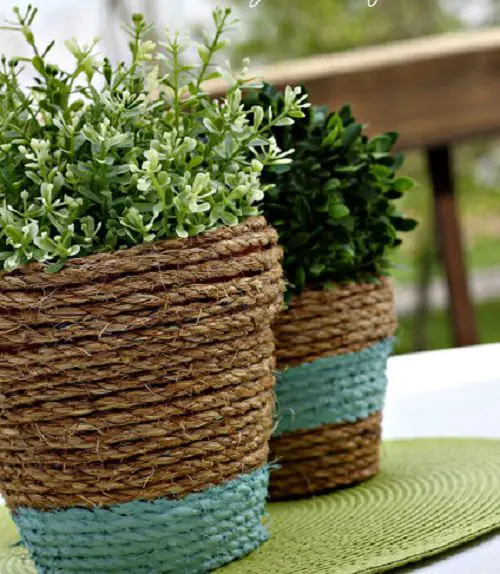 DIY Houseplant Pots Ideas and Makeover 3