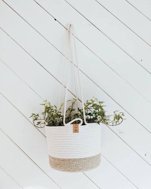 Hanging Strings Plant Ideas Mini Bag Planter