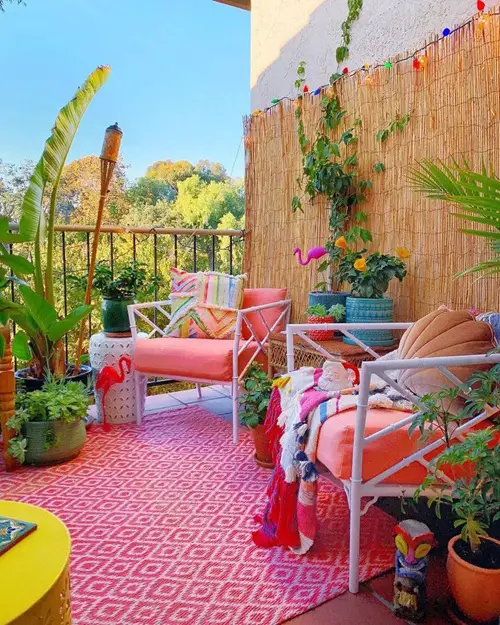 Palm Springs Inspired Balcony