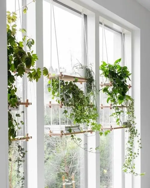 Floating Window Shelves