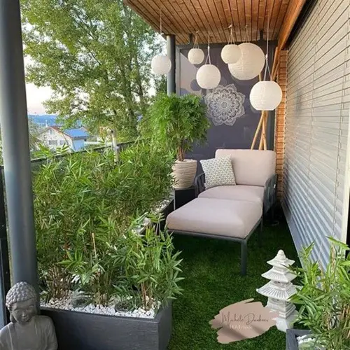 Apartment Balcony Zen Garden