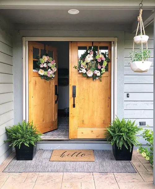 Hanging Planter on the Entrance