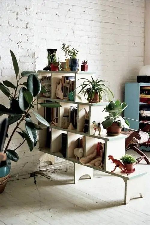 Wooden Divider with Sections