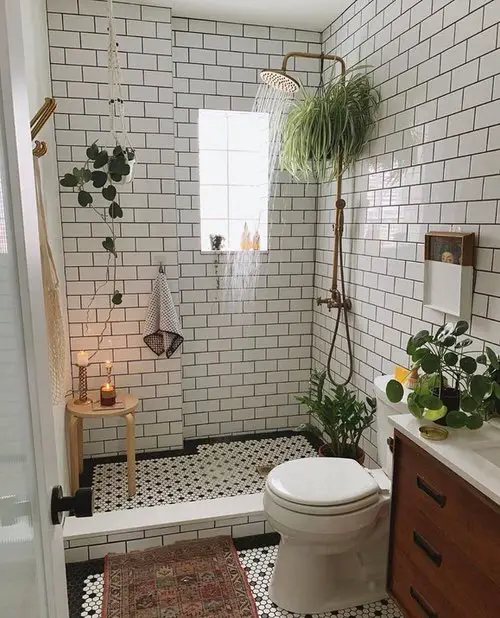 Mini Green Bathroom