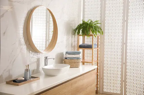 Pictures of Ferns in Bathroom
