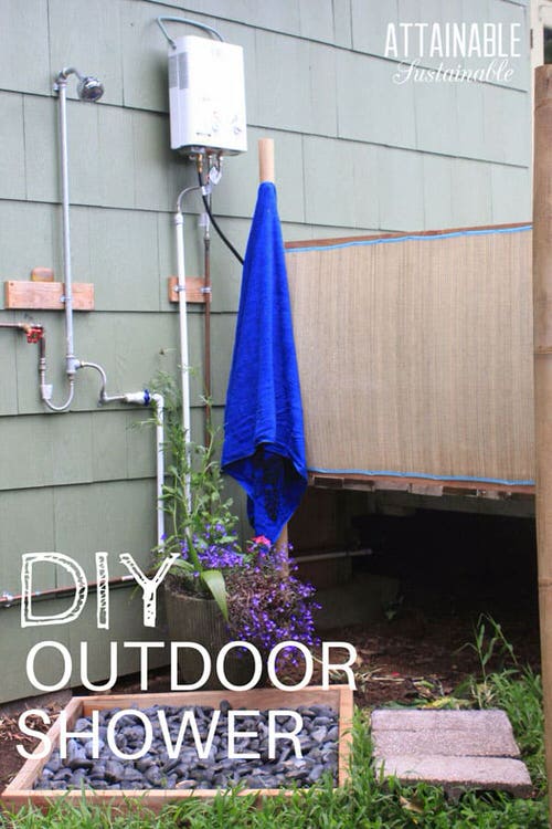 15 Diy Outdoor Shower Ideas For Backyard Garden Balcony Garden Web