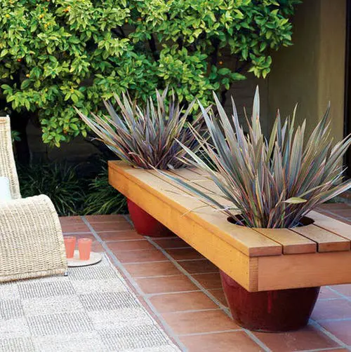 DIY Garden Bench Ideas Modern Planter Bench