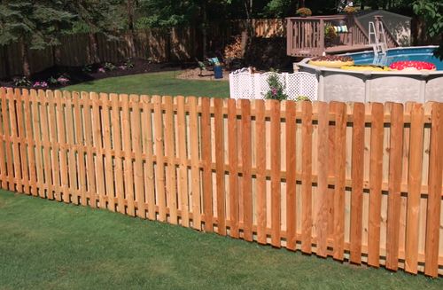 Colored Wood Fence