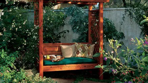 DIY Garden Bench Ideas Garden Arbor Bench