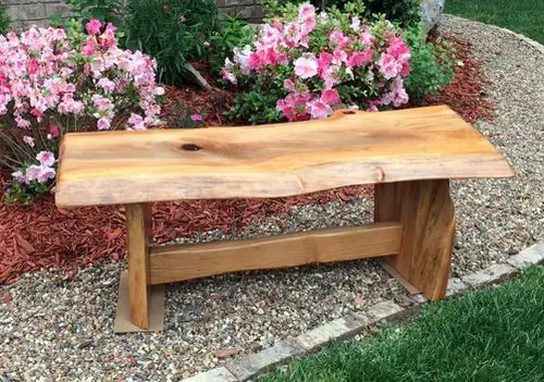 Cherry Wood Bench