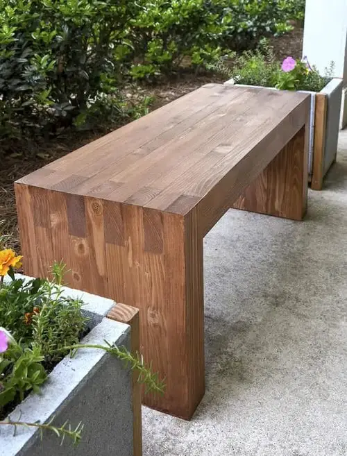 Wooden Outdoor Bench