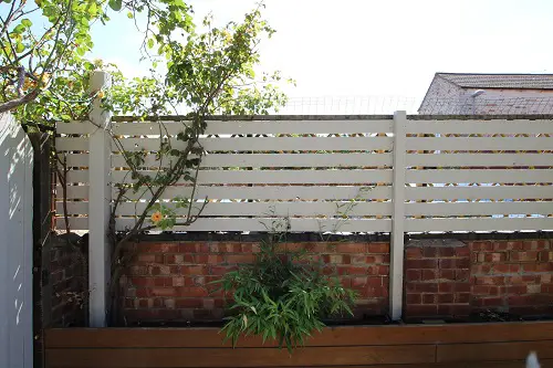 Painted Wood Fence