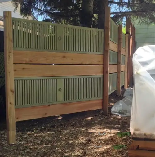 Bi-Fold Door Fence
