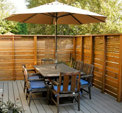 Modern Privacy Fence
