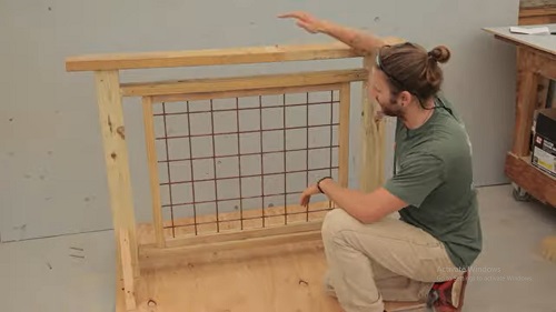 Hogwire Privacy Fence