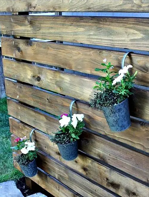 Garden Slat Wall fencing