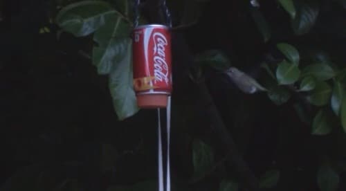 Coke Can Hummingbird Feeder