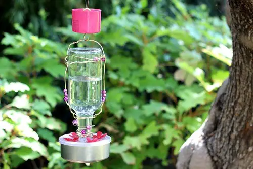 Homemade Hummingbird Feeder