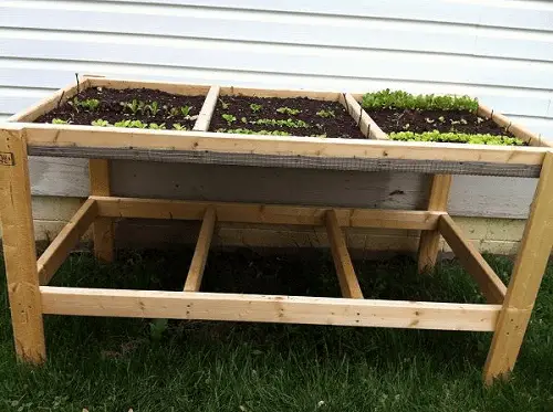 Portable Salad Garden Table