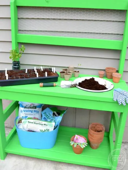 Helpful DIY Potting Bench Ideas 13