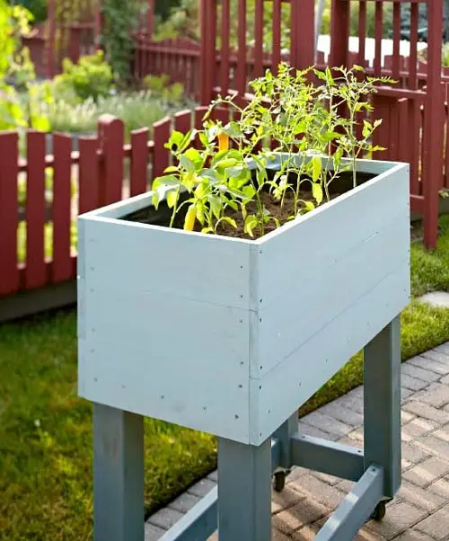 diy Rolling Garden Bed