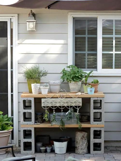 DIY Cinder Block Ideas 3