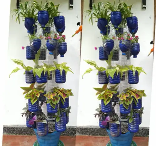 DIY Vertical Bottle Gardens 6