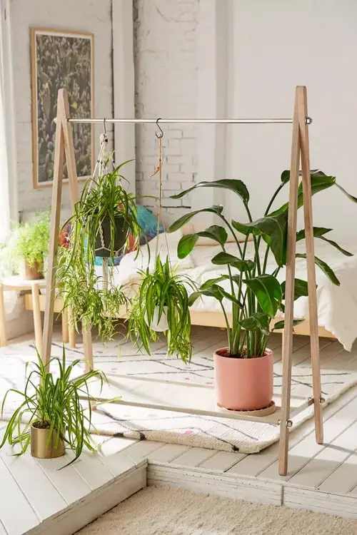 Clothing Rack with Hook Plant Hangers