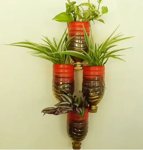 DIY Vertical Bottle Gardens 2