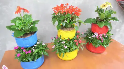 DIY Vertical Bottle Gardens 20
