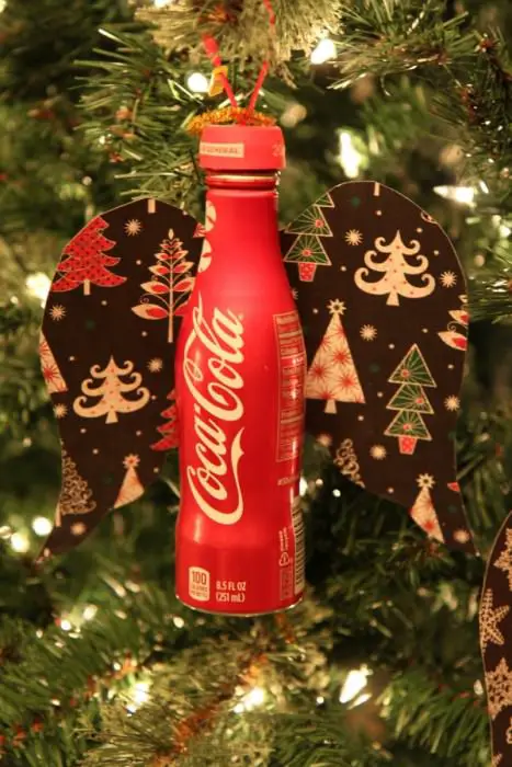 Coca-Cola Aluminum Bottle Ornament