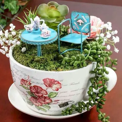 Creative Teacup Planters 30
