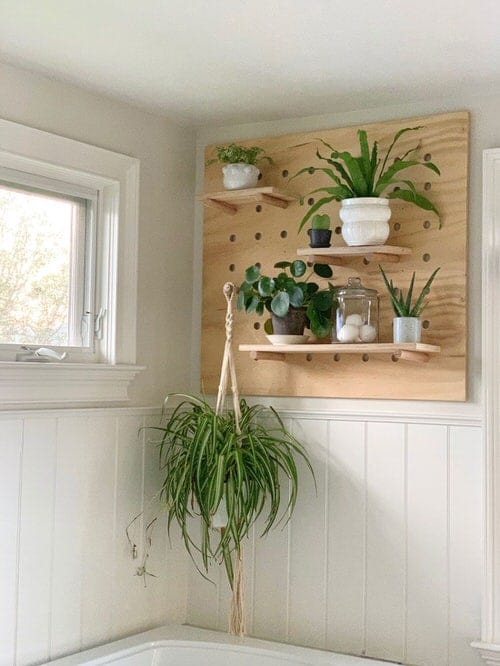 Clever Ways to Use Pegboards for Plants 3