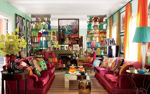 Colorful Indoor Space Ideas with Plants 11