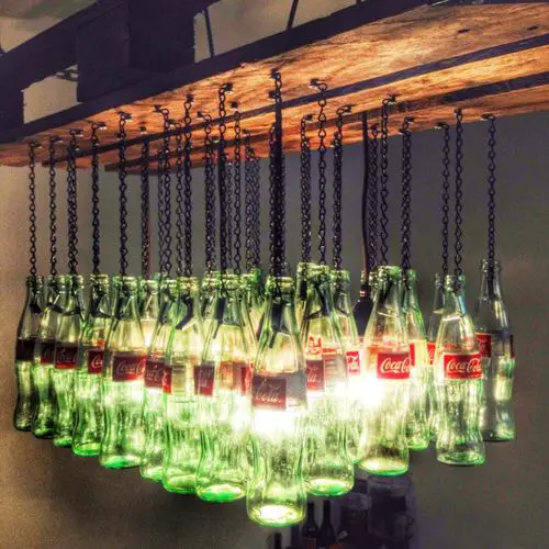 Hanging Coke Bottles Lights