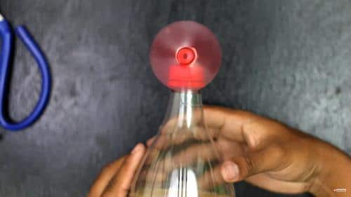 Mini Table Fan with Coke Bottle