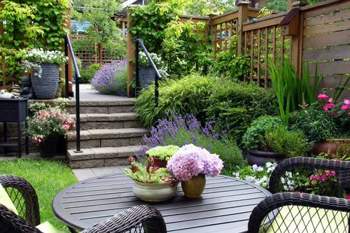 DIY Patio Garden Ideas Tiered Garden 